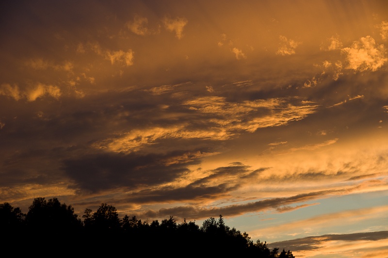 Ladoga Sonnenuntergänge