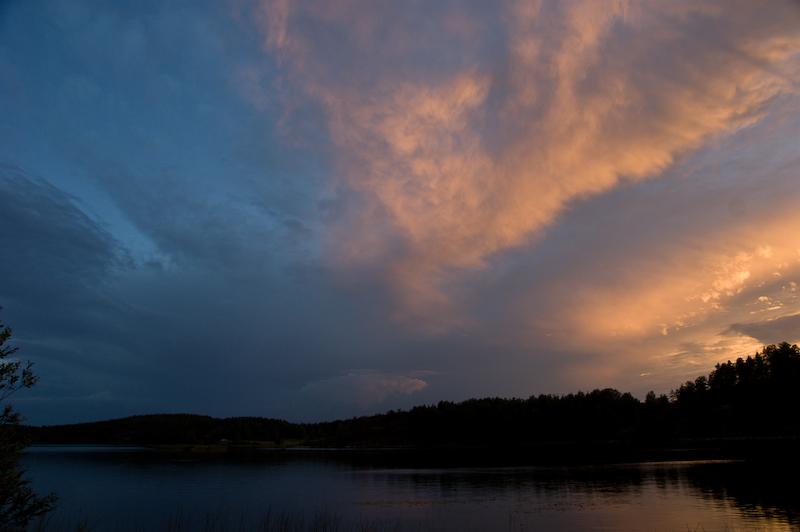 Ladoga Sonnenuntergänge