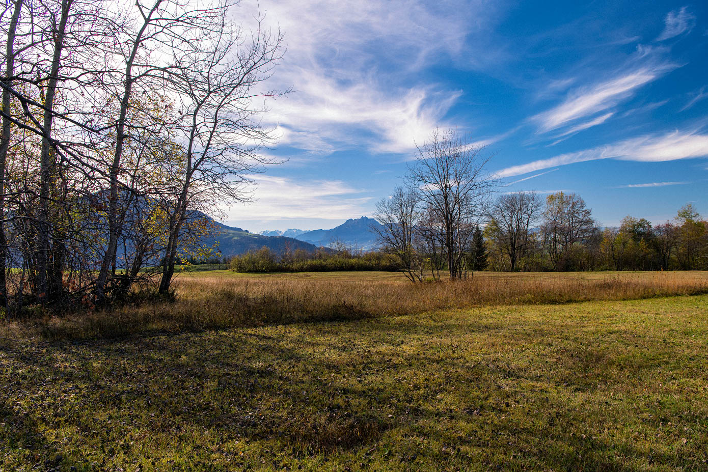 Blick vom Zugerberg auf den Pilatus