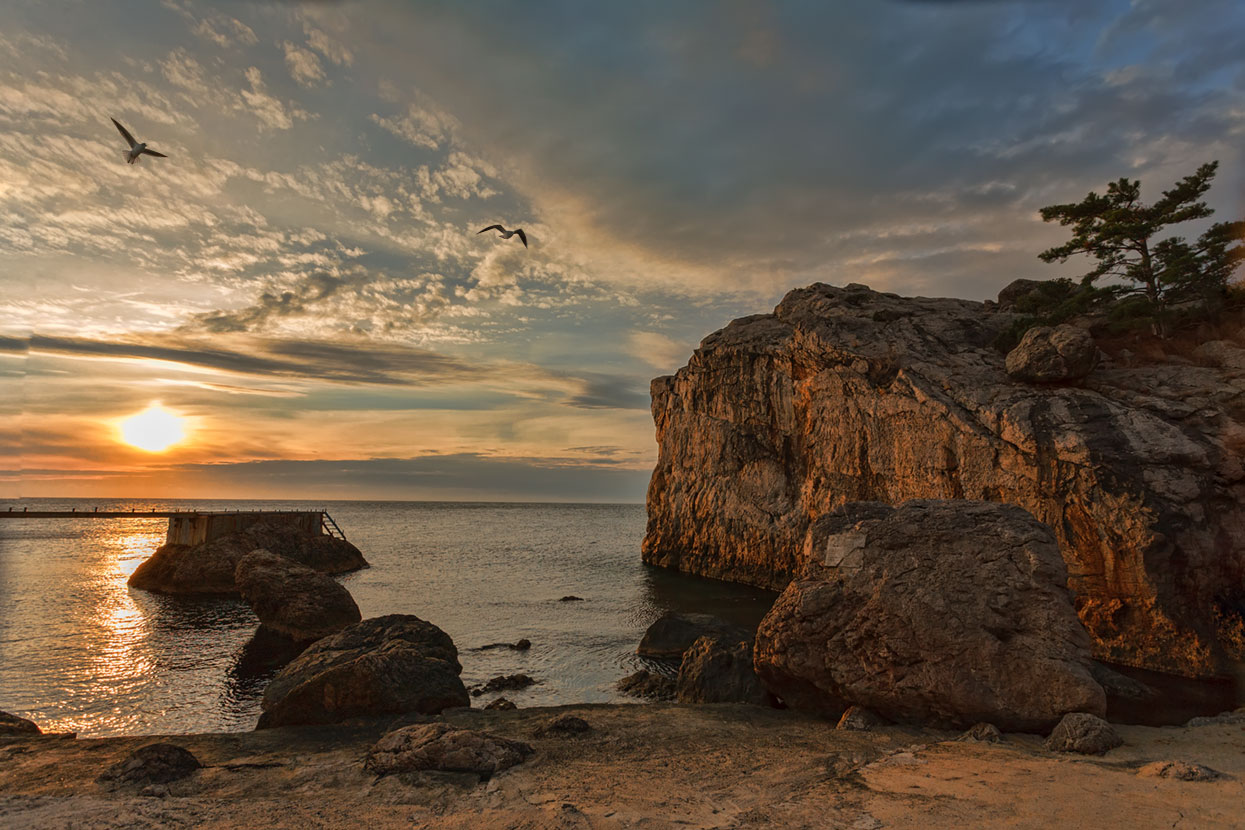 Abendstimmung am Meer
