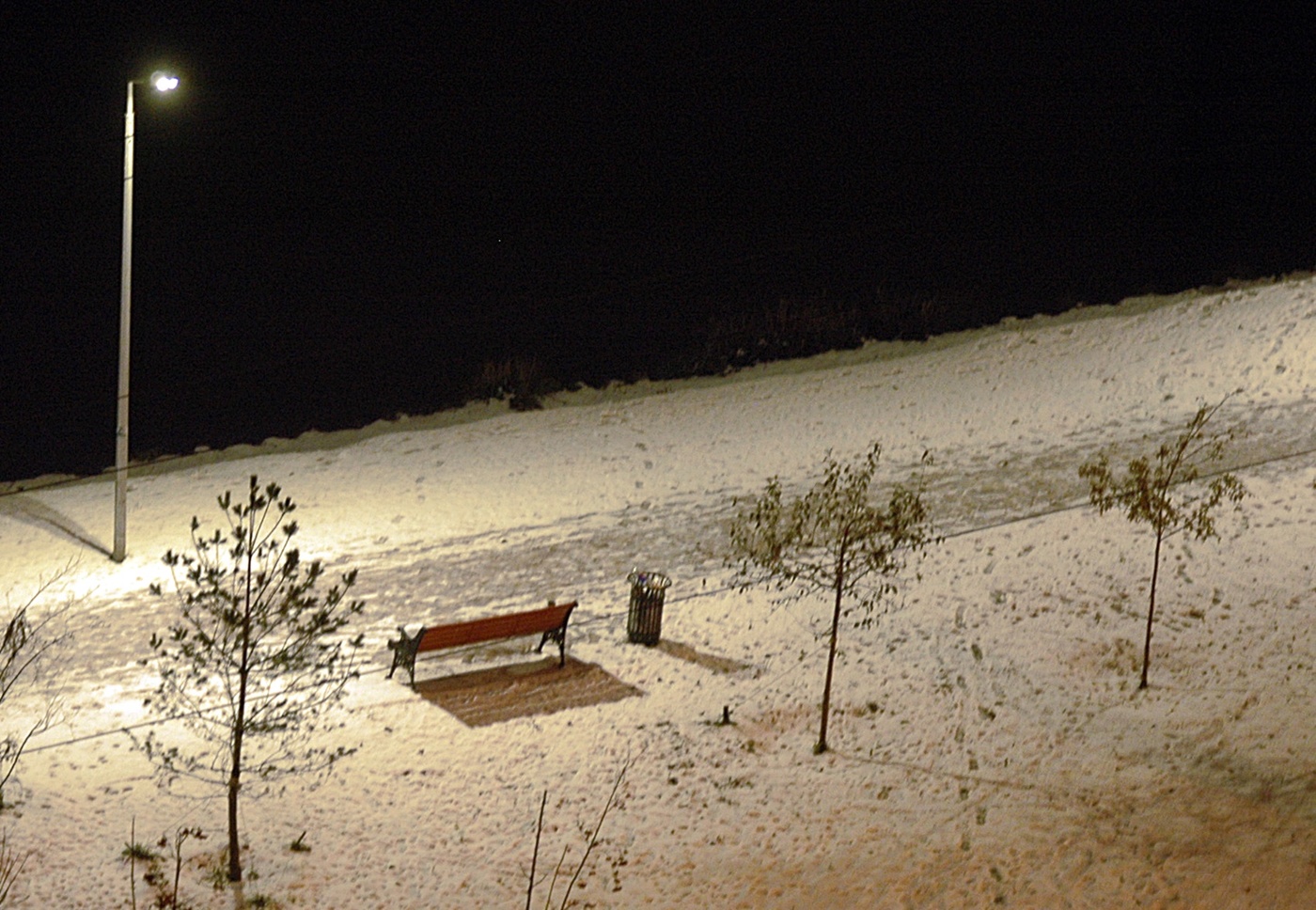 Sonnenuntergang im Winter