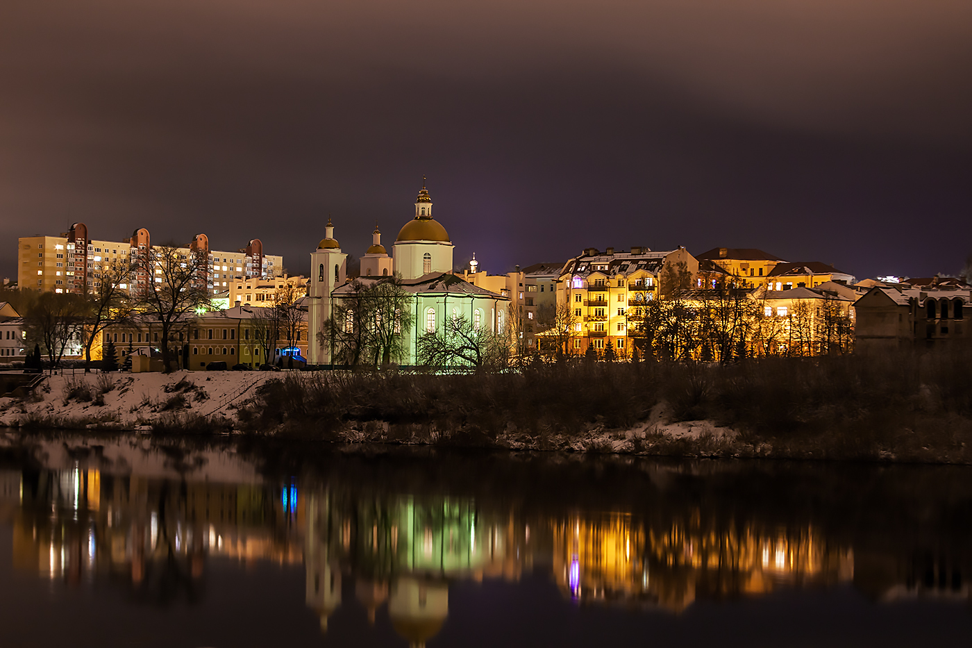Sonnenuntergang im Winter