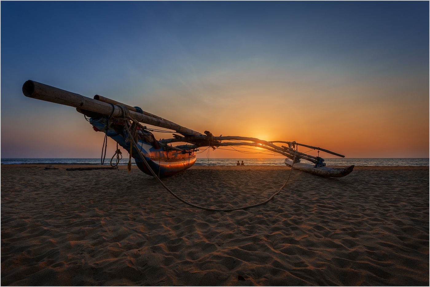 Bewundern Sie den Sonnenuntergang