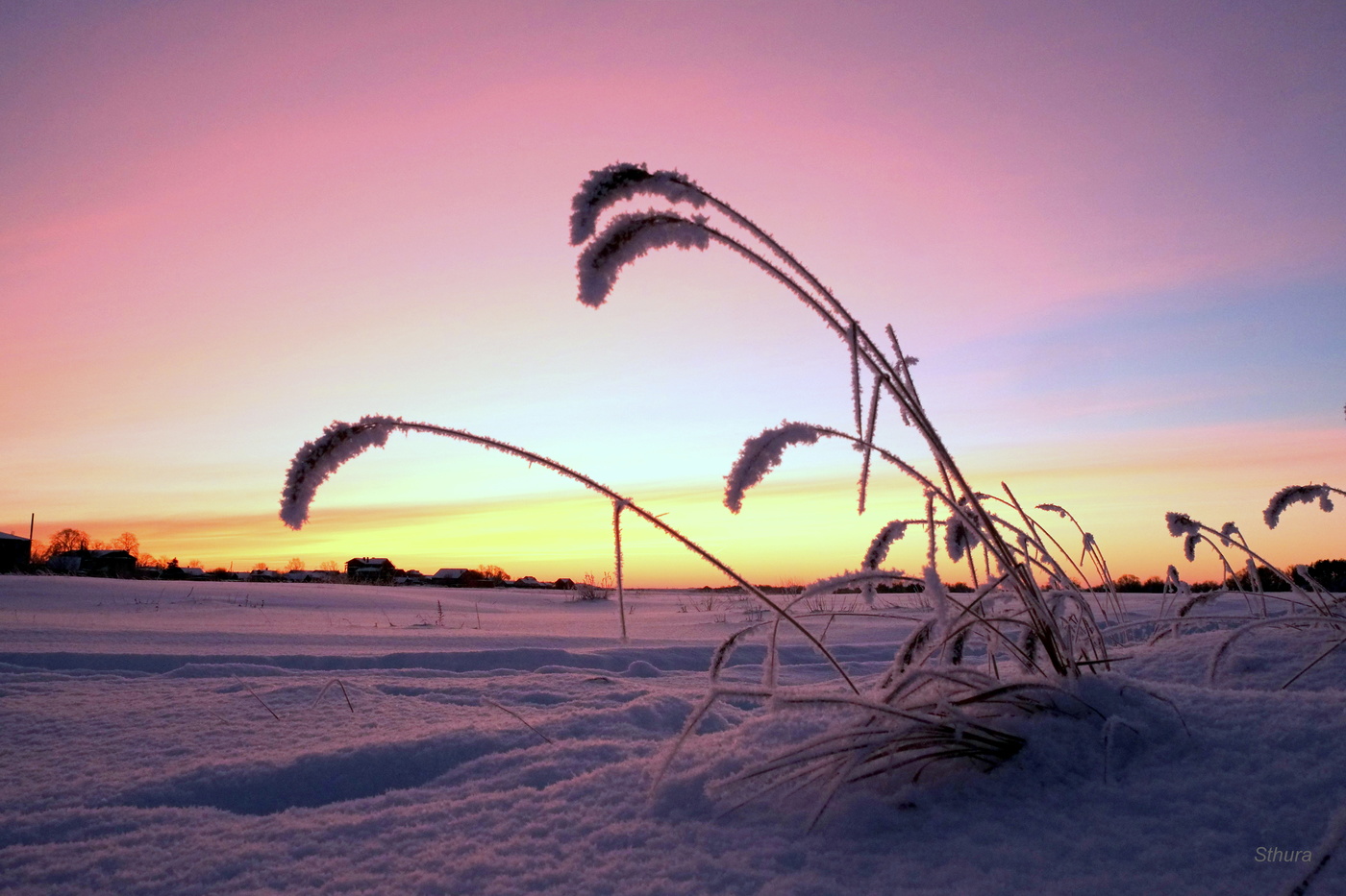 Noch vor der Morgendämmerung.