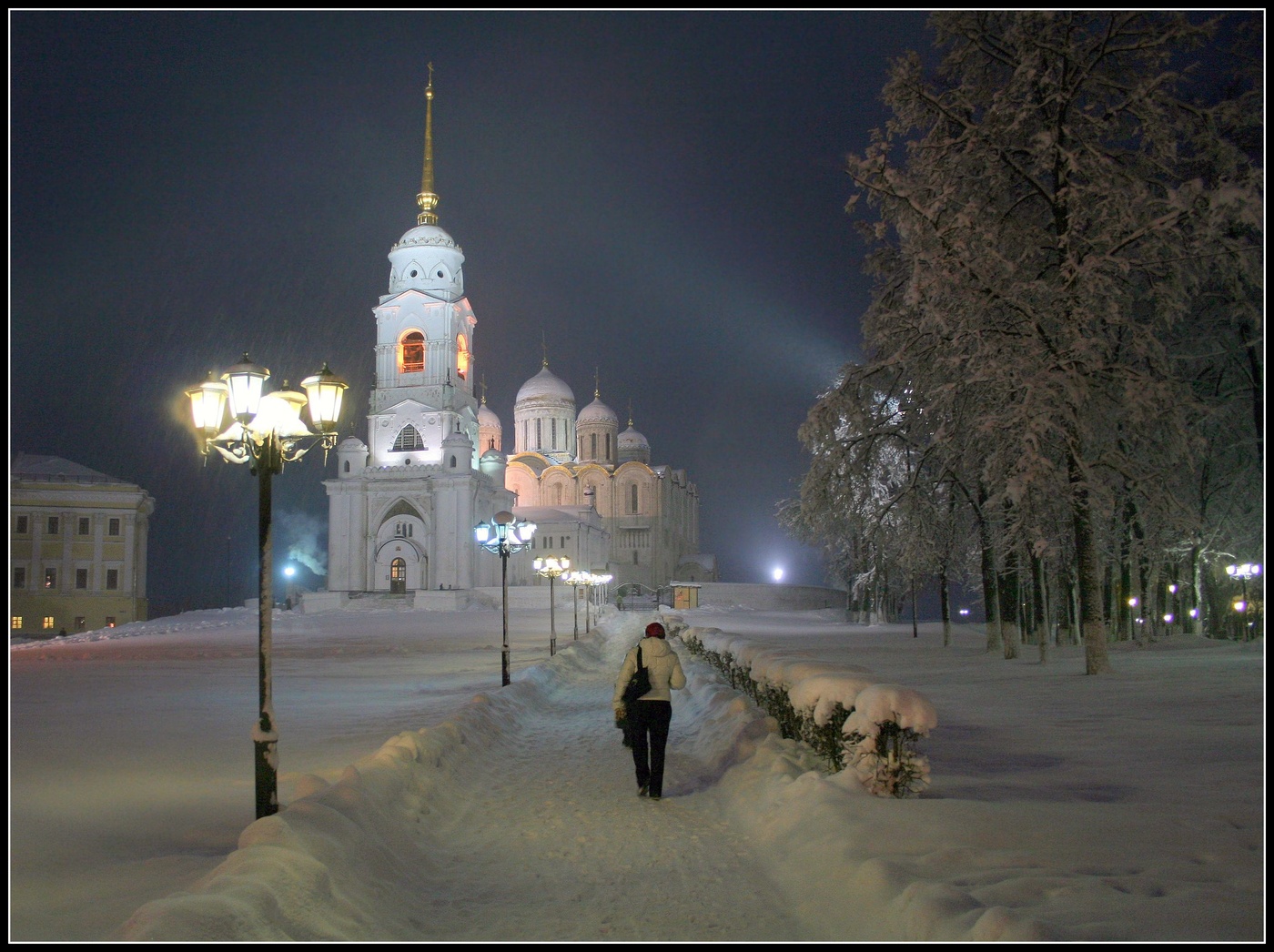 Der Weg zum Tempel ...