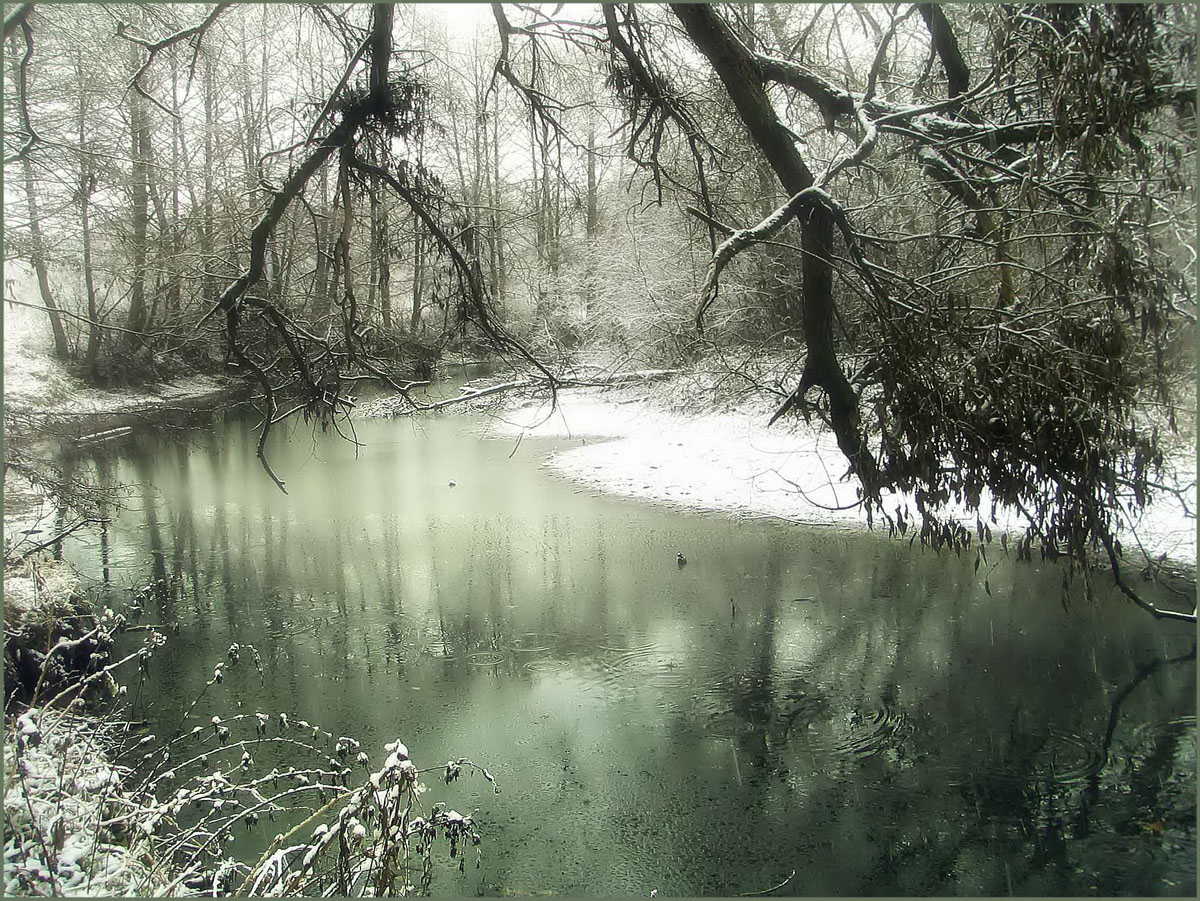 Der erste Schnee ...