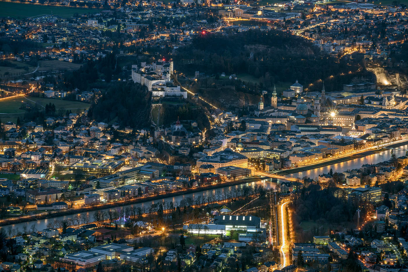 Festungsblick vom Gaisberg