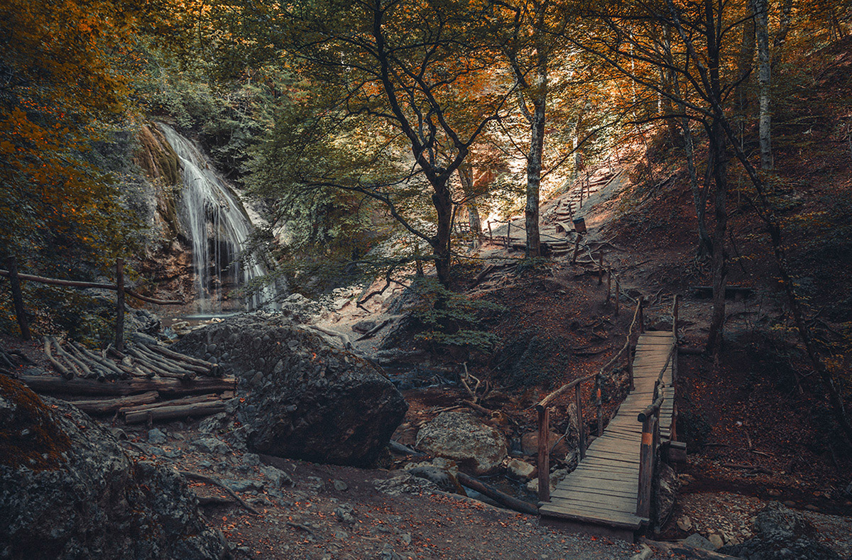 Herbst auf der Krim.