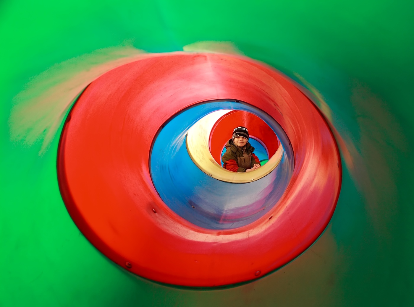 Porträt des Innenraums.