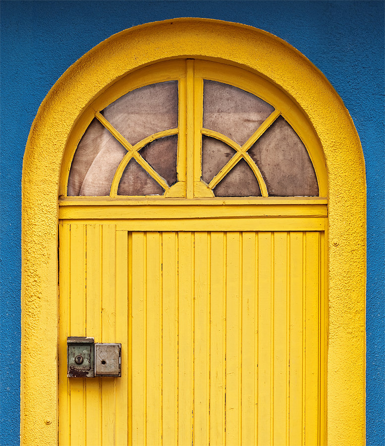Gelbe Tür