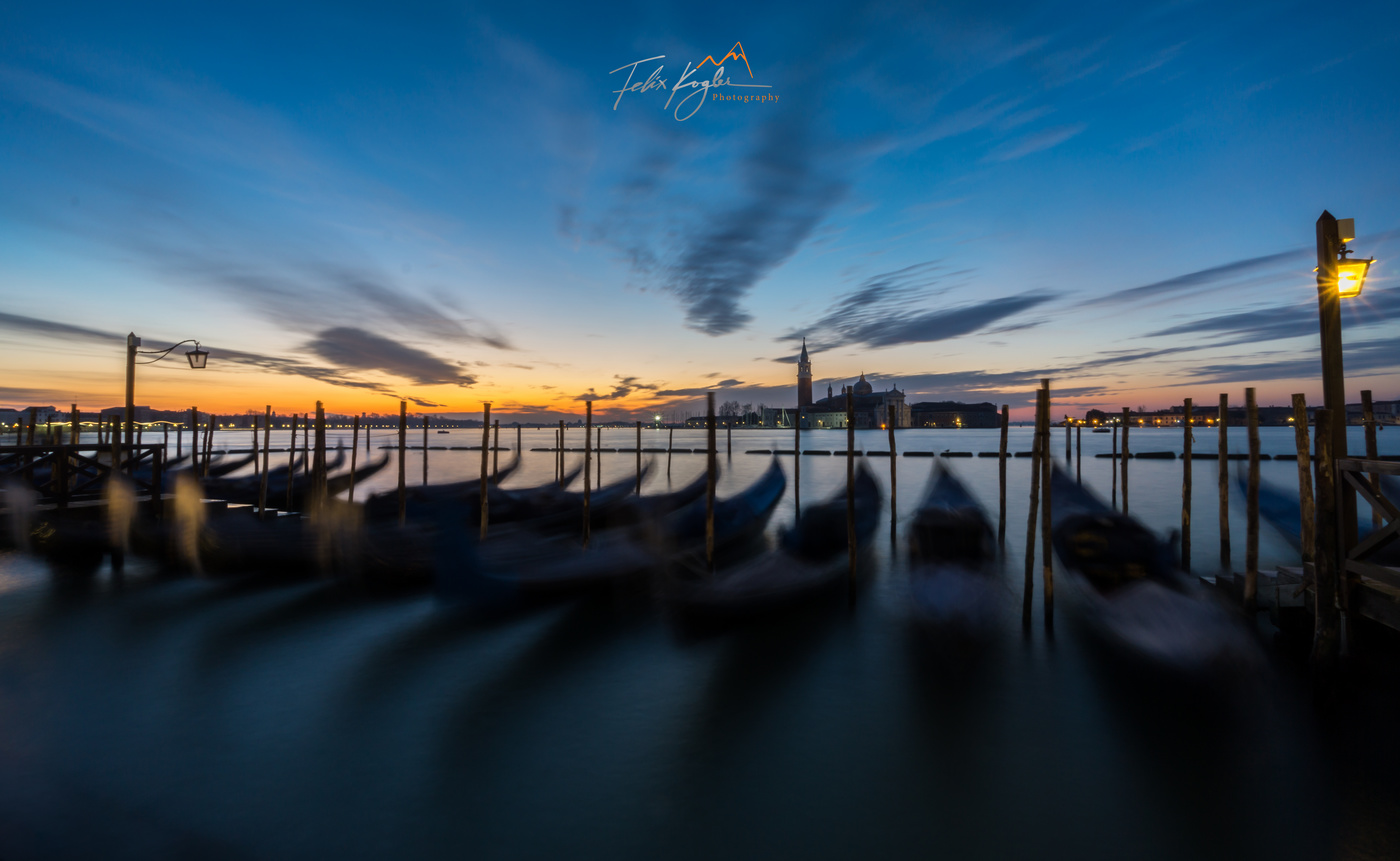 Ein wunderschöner morgen in Venedig