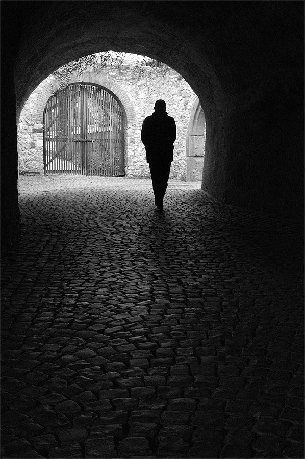 Gang durch den Tunnel