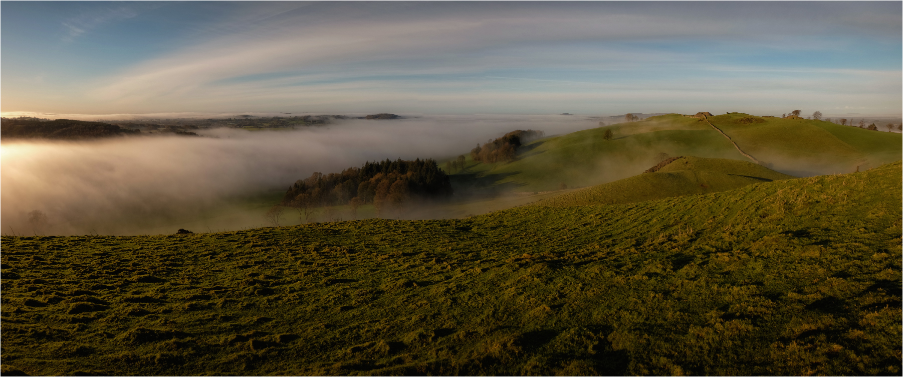 ...above the valley...