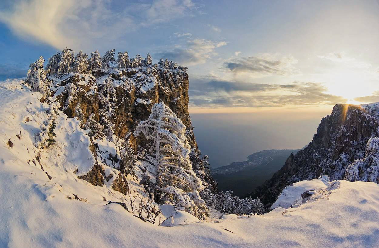 Unter dem blauen Himmel ...