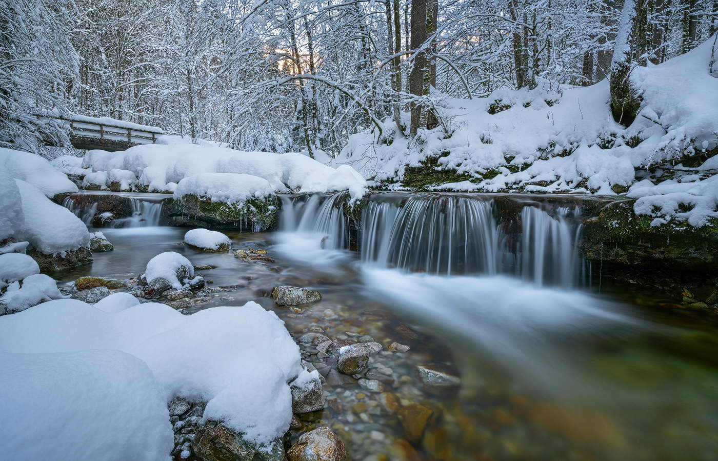 Schnee in der Taugl