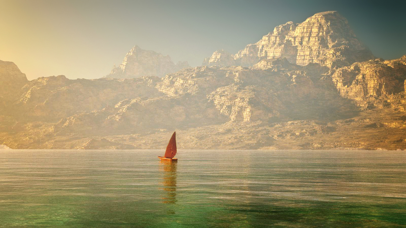 Am Fuße der Berge ...