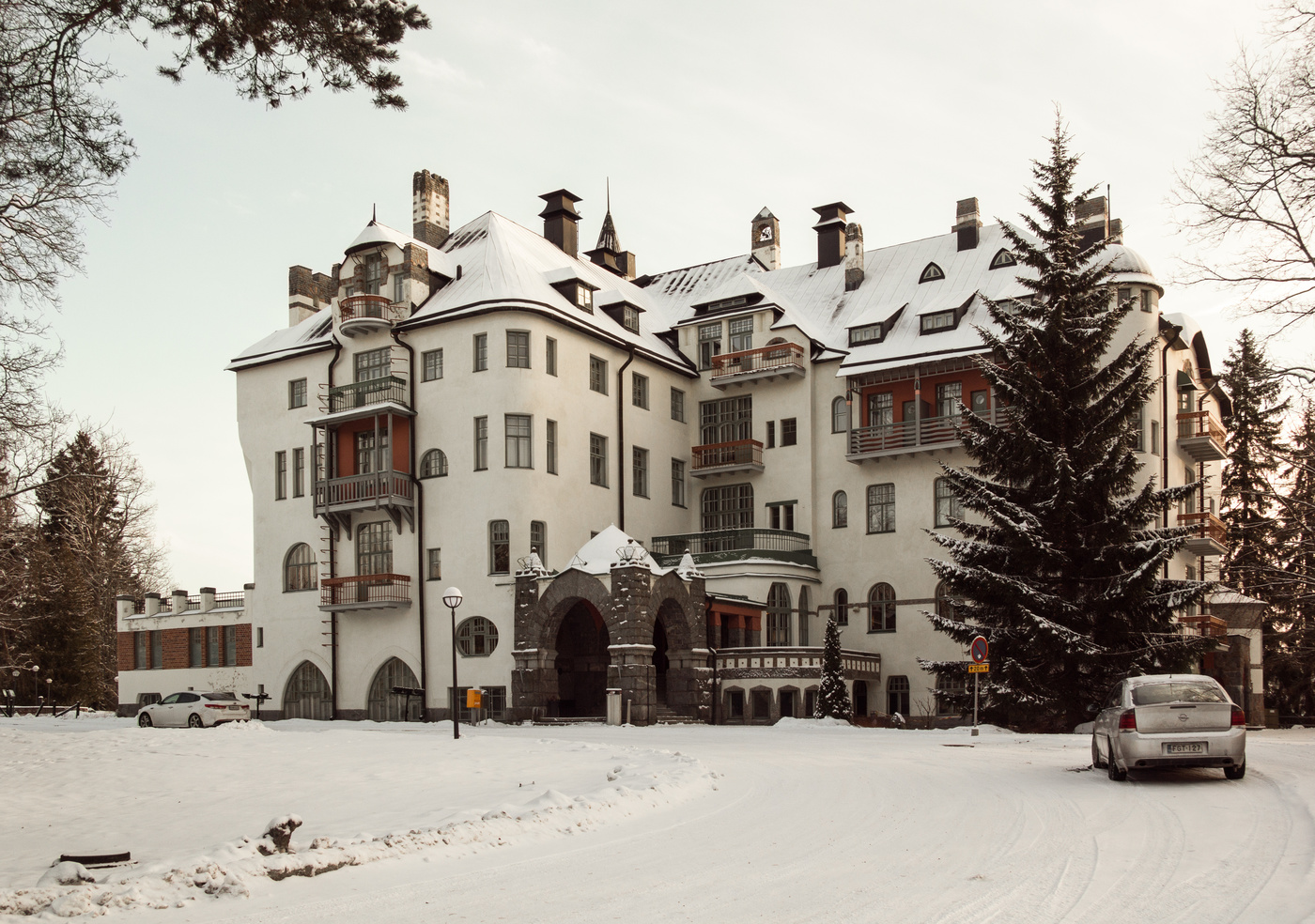 Winter-Schloss