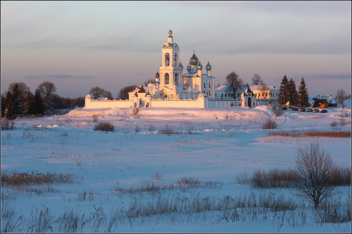 Sonnenuntergang im Winter