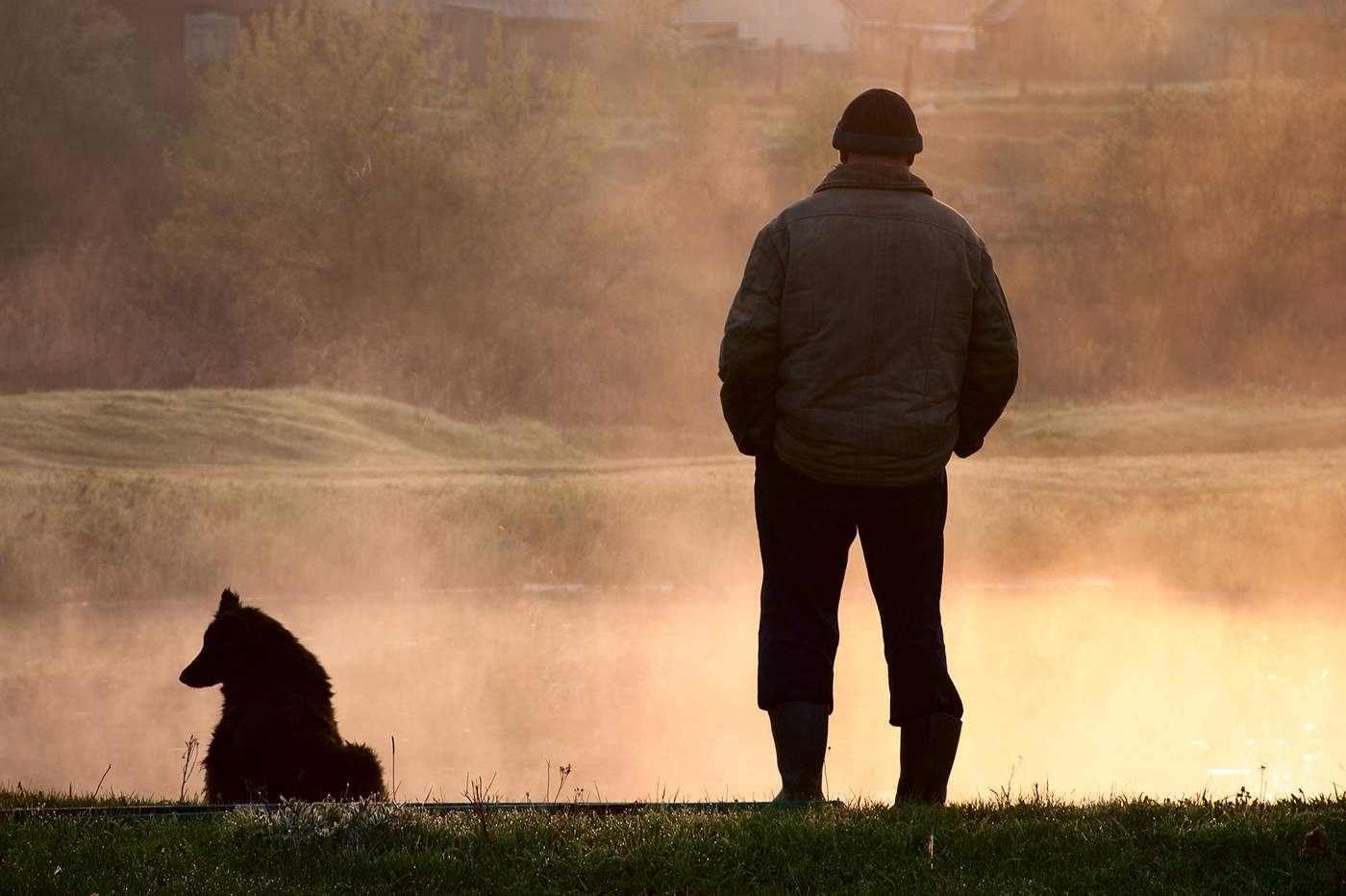Morgen auf dem Fluss