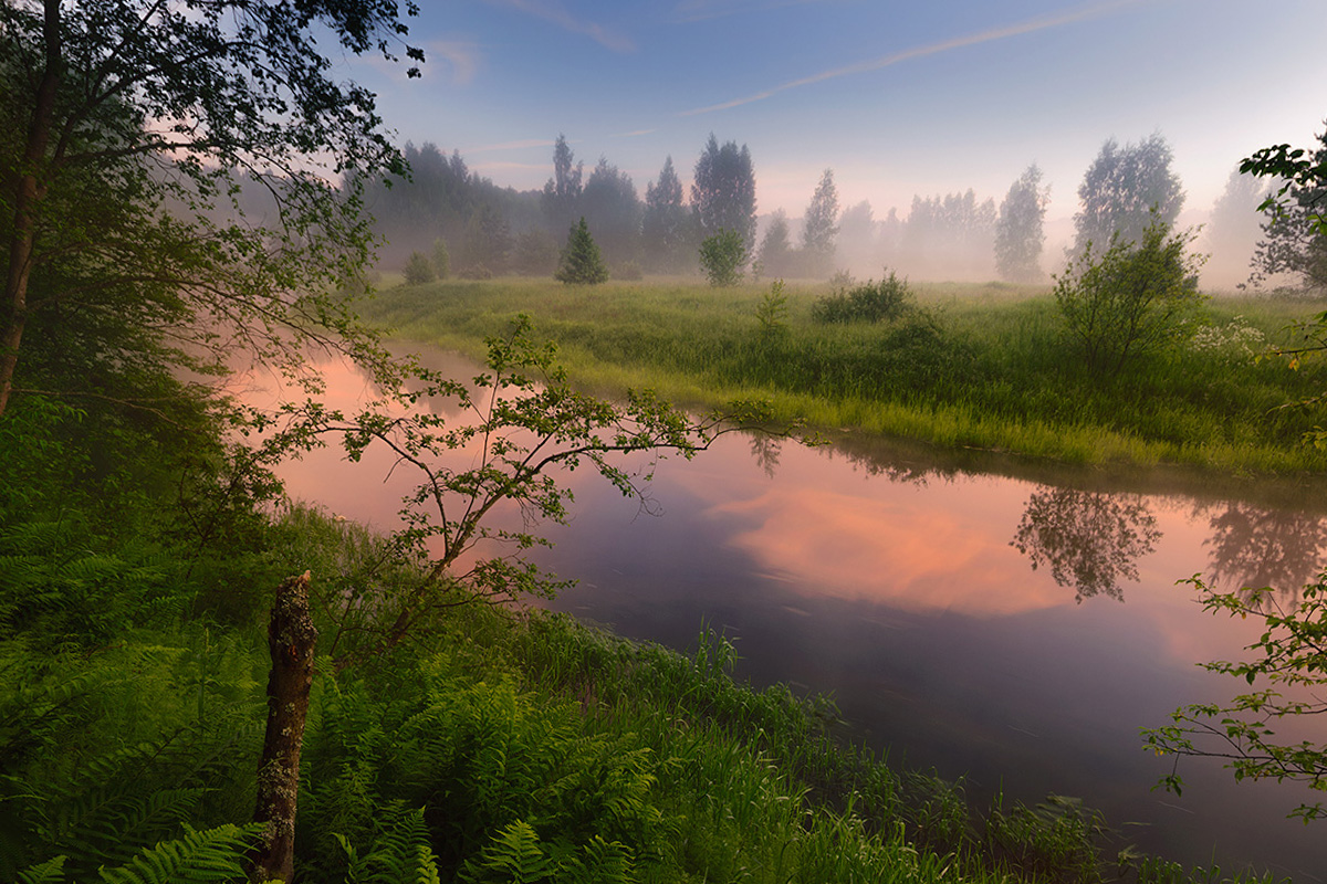 Morgen auf dem Fluss