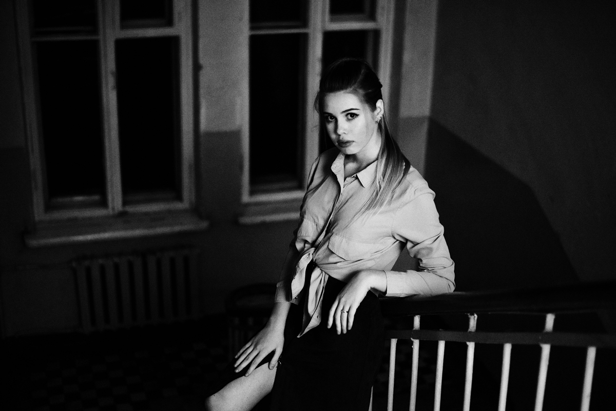 Sonnenuntergang im Winter