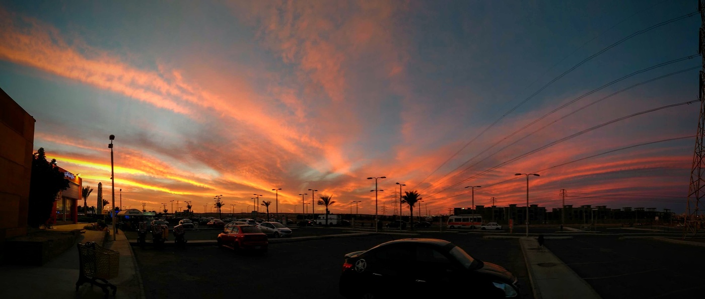 Sonnenuntergang über Hurghada