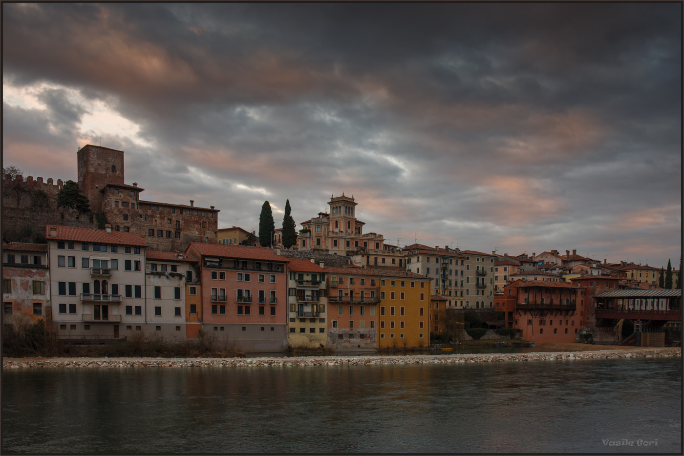 Evening of Bassano del Grappa.