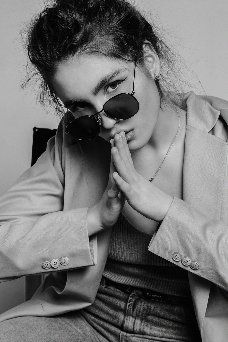 Porträt einer Frau.