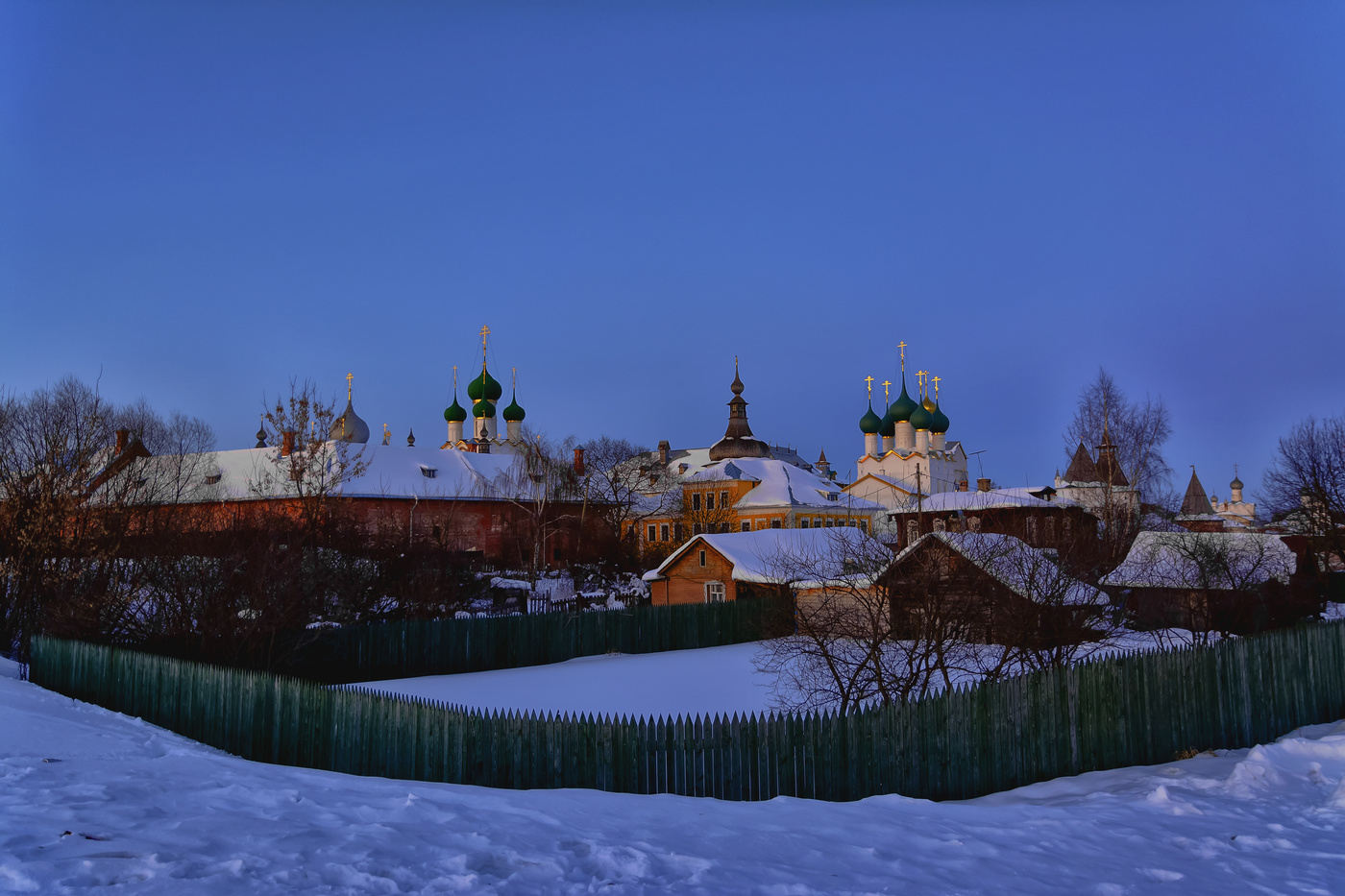 Sonnenuntergang im Winter