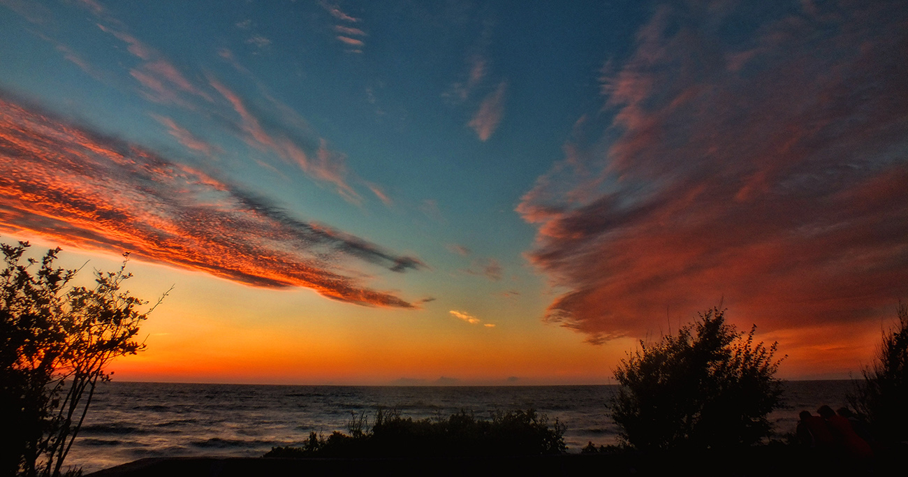 Sonnenuntergang an der Ostsee
