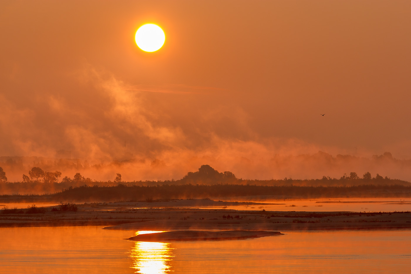 Herbst Morgendämmerung