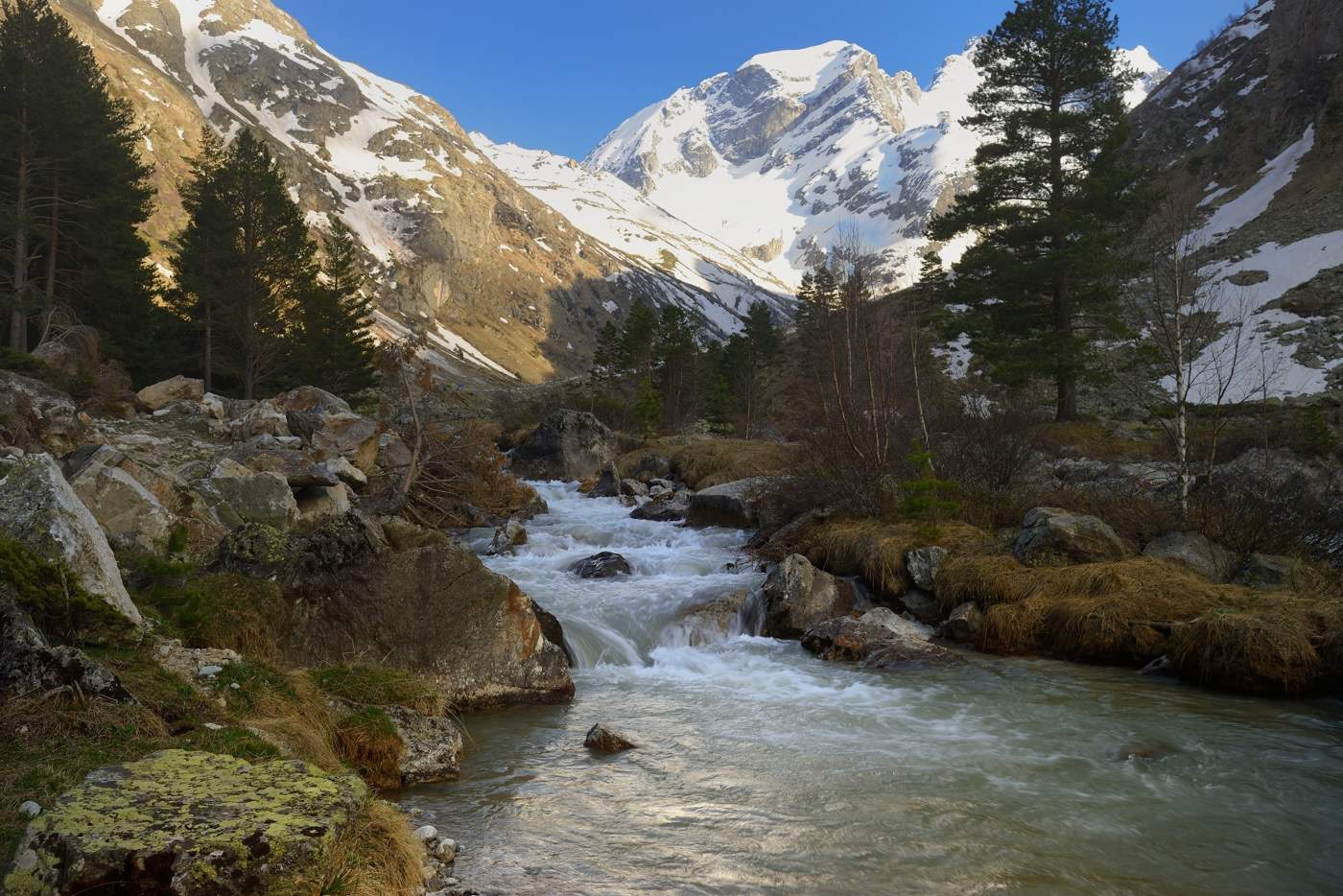 Frühling in den Bergen