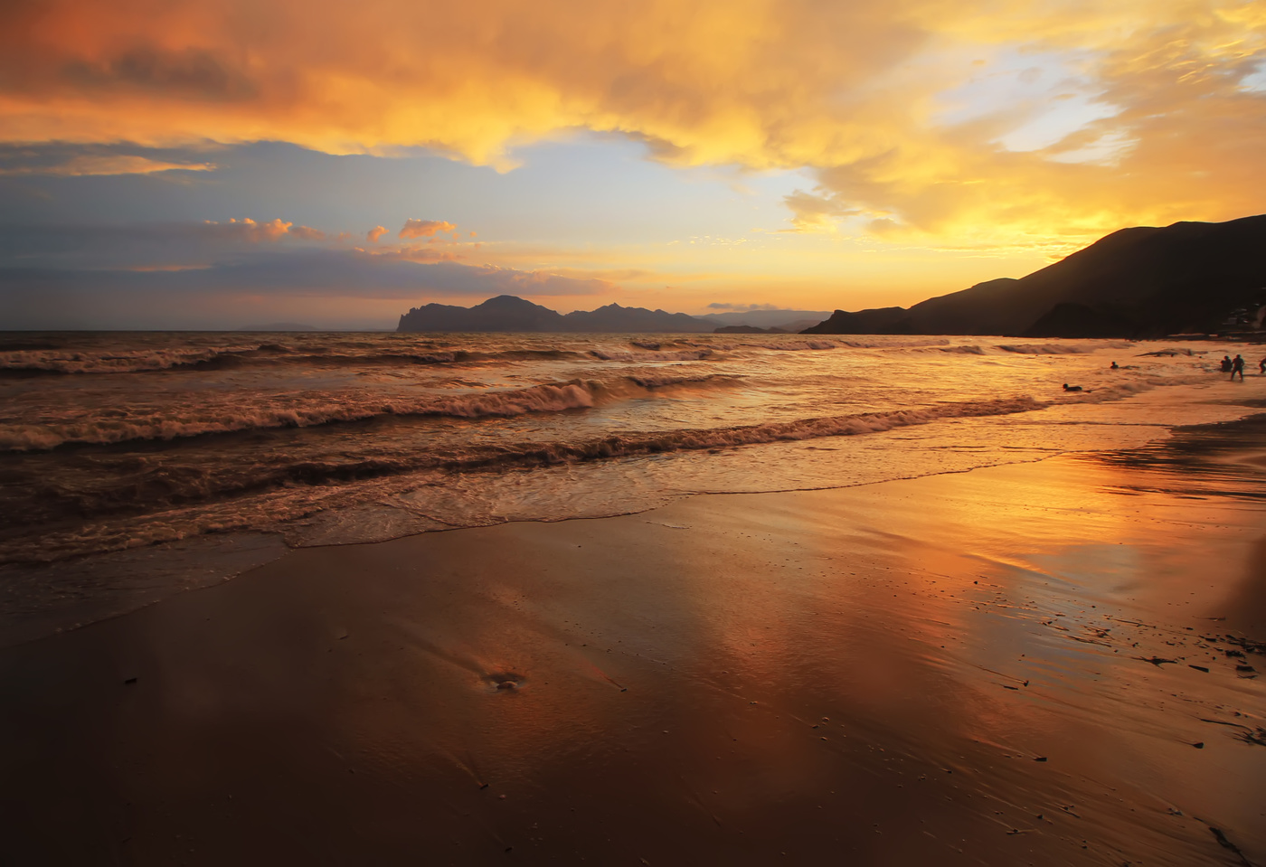 Blazing Sonnenuntergang