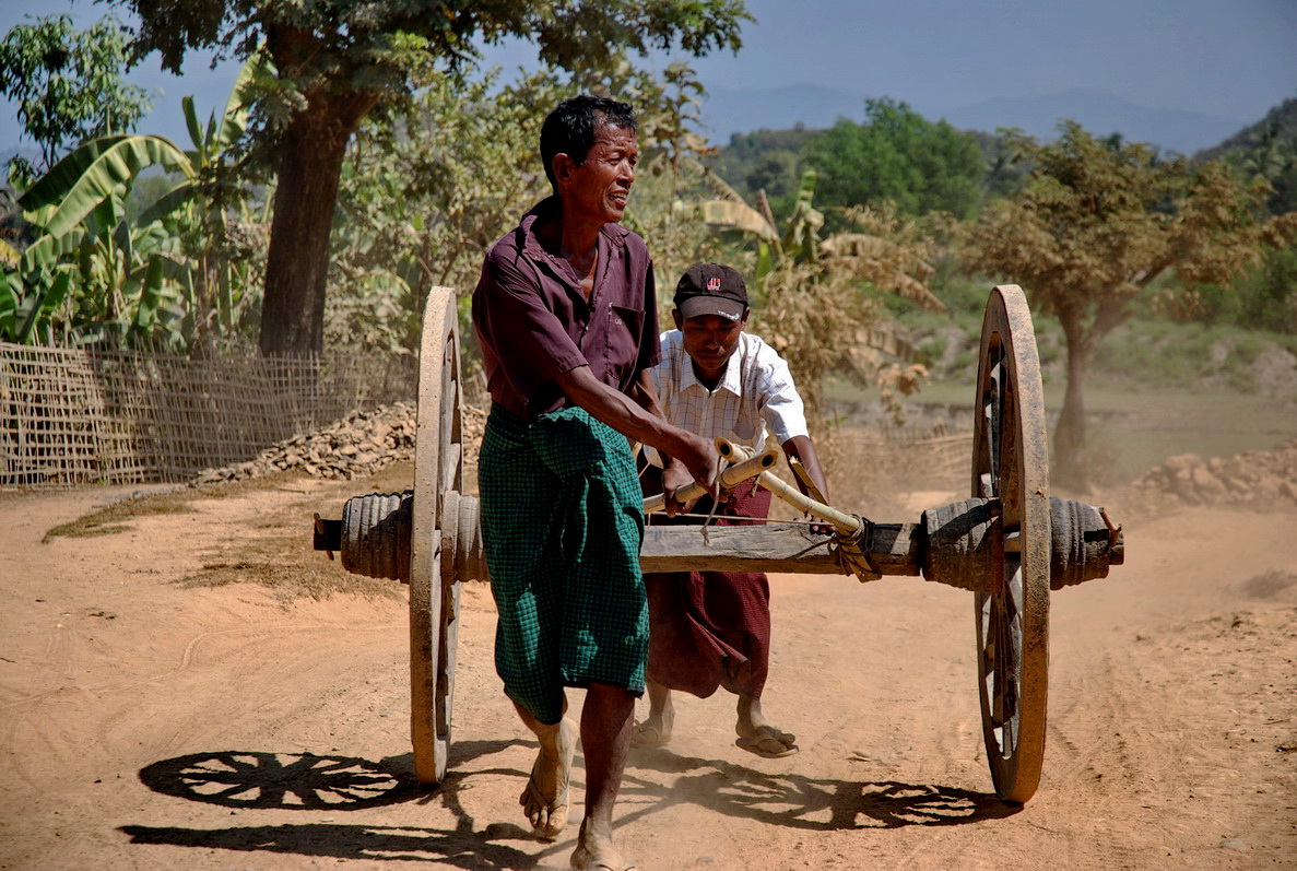 Arbeiten in die Mittags