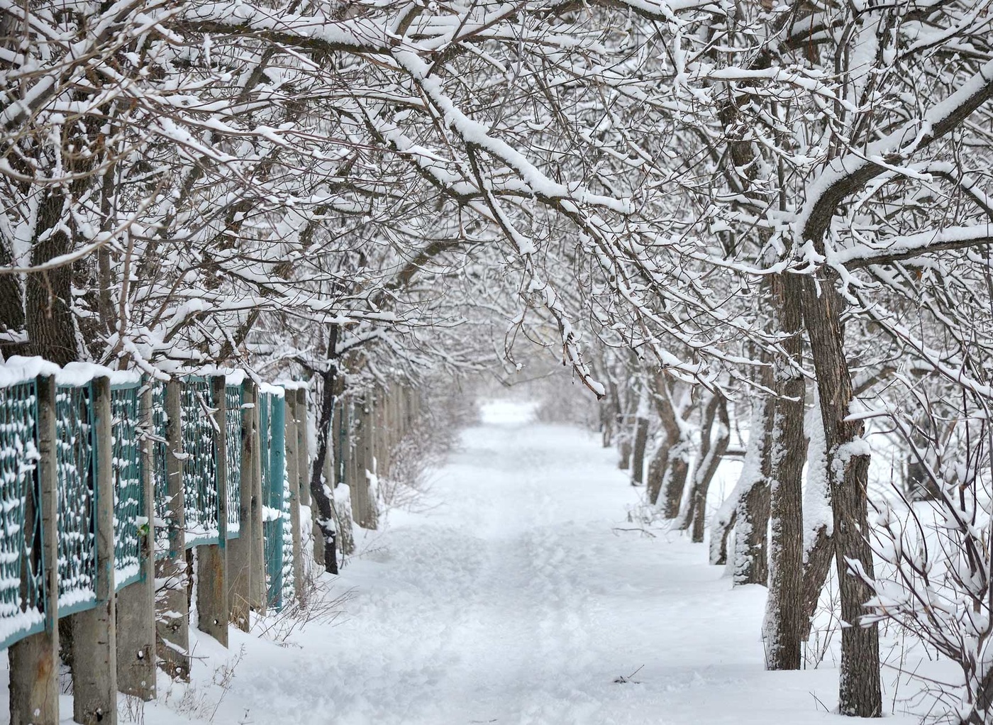 Nach Schneefall