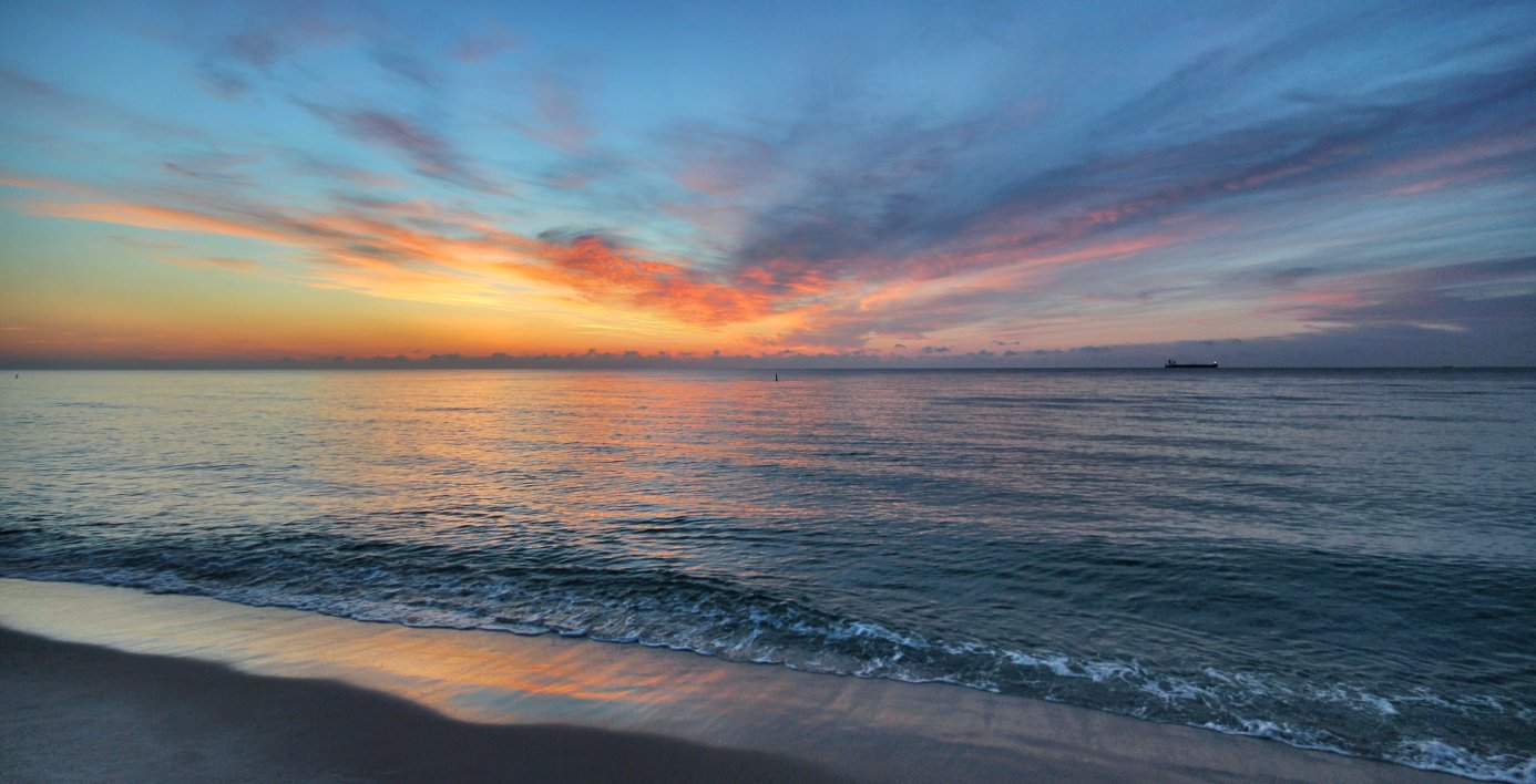 5 Minuten vor Sonnenaufgang