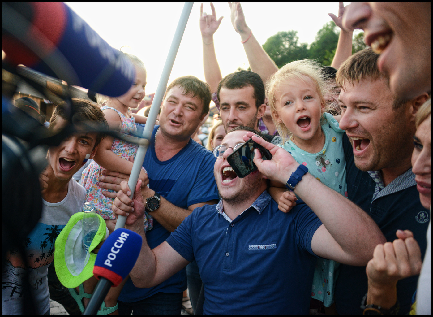 die Freude über den Sieg