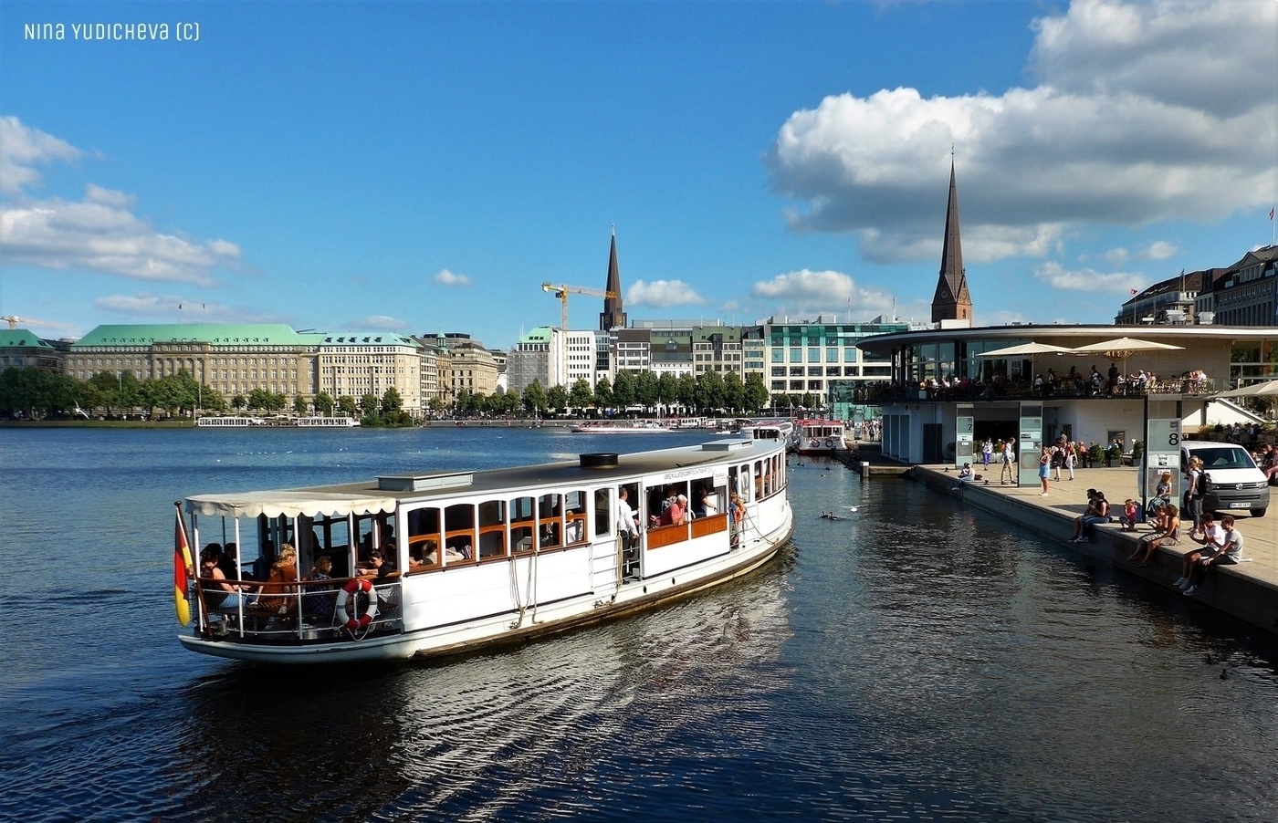 St.Georg. Alster. Hamburg