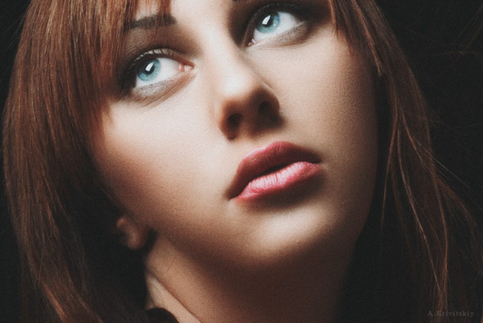 A picturesque portrait in A. Krivitsky's photo theater.