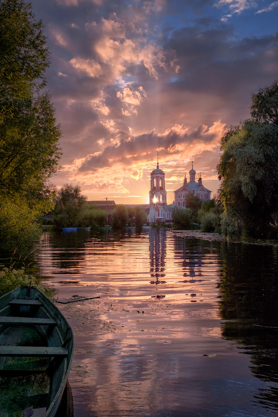 Die untergehende Sonne
