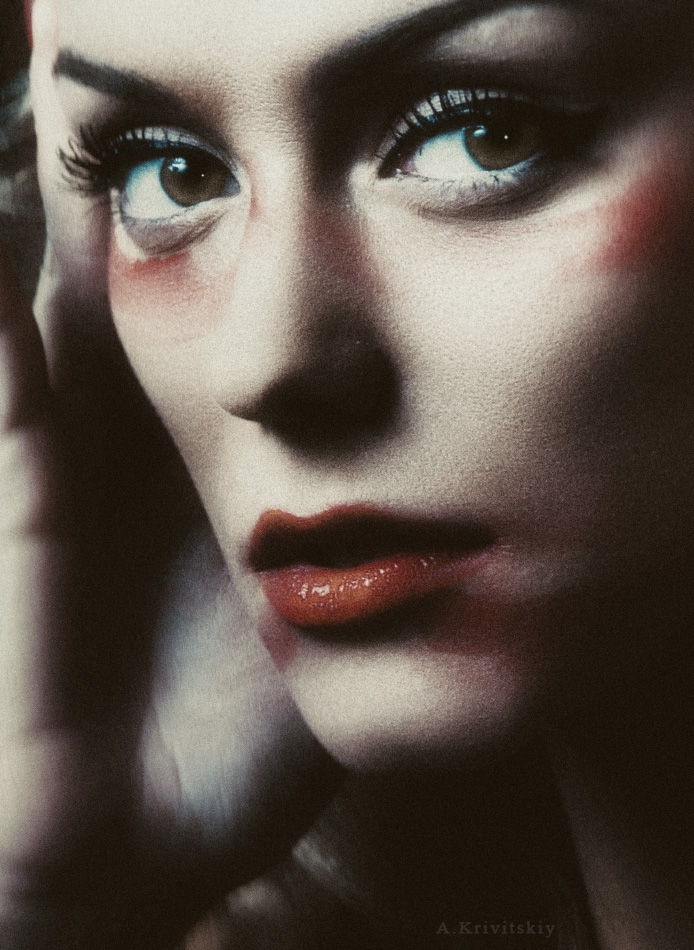 Portrait of "Fantasy". A. Krivitsky's studio.