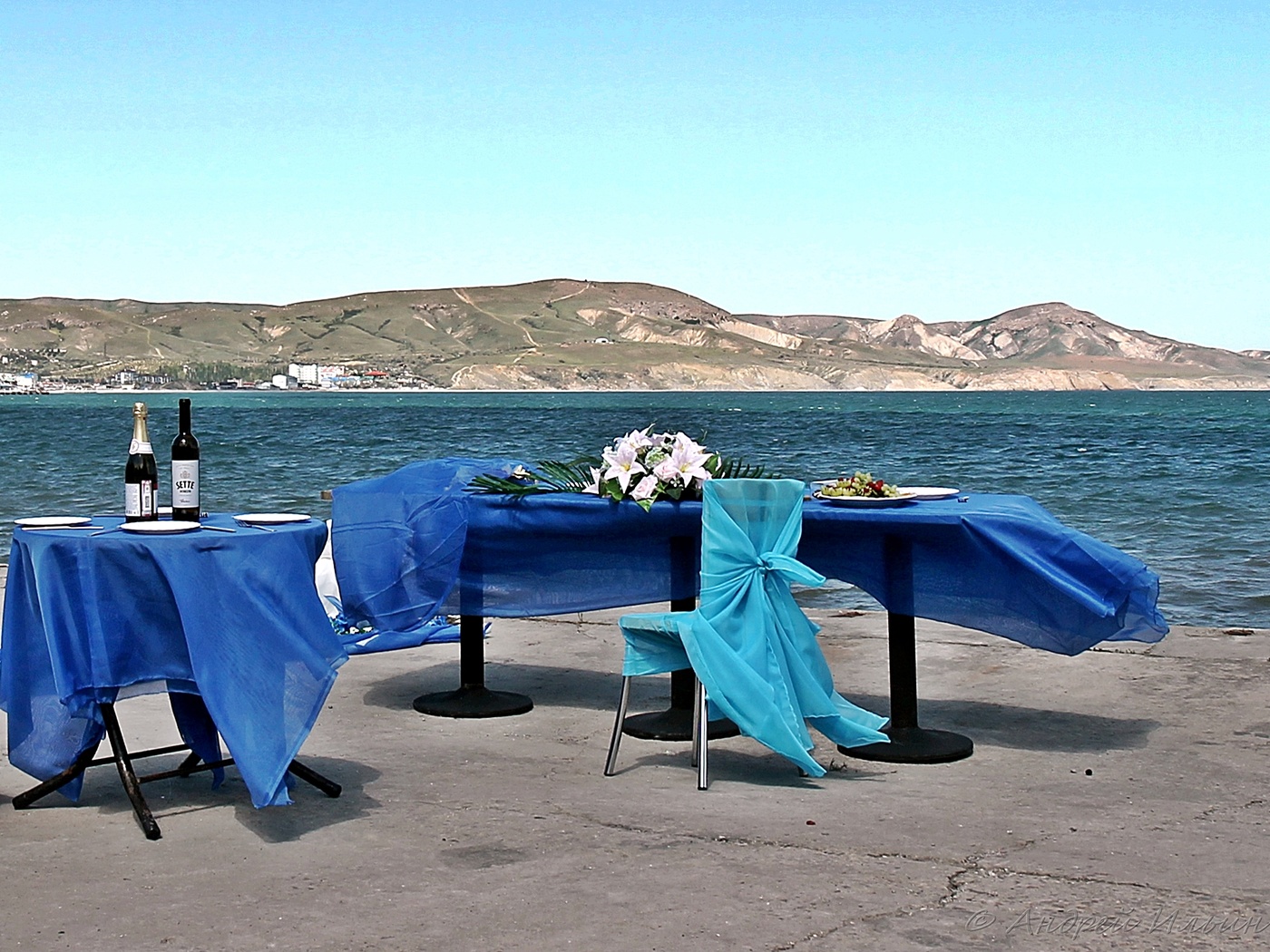 Studieren in Blautönen