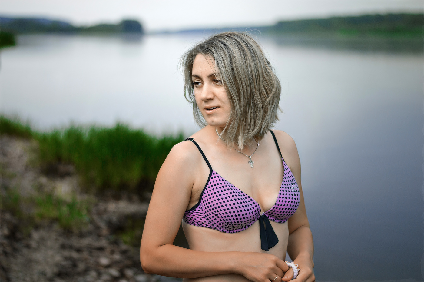 Nachdenklich schauen