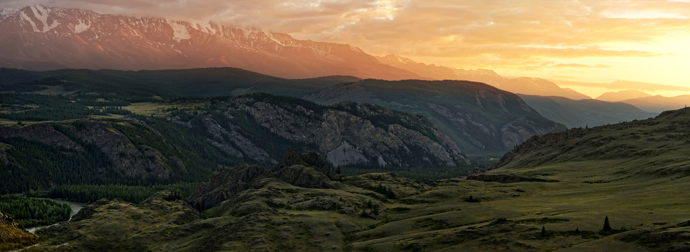 Brennender Sonnenuntergang