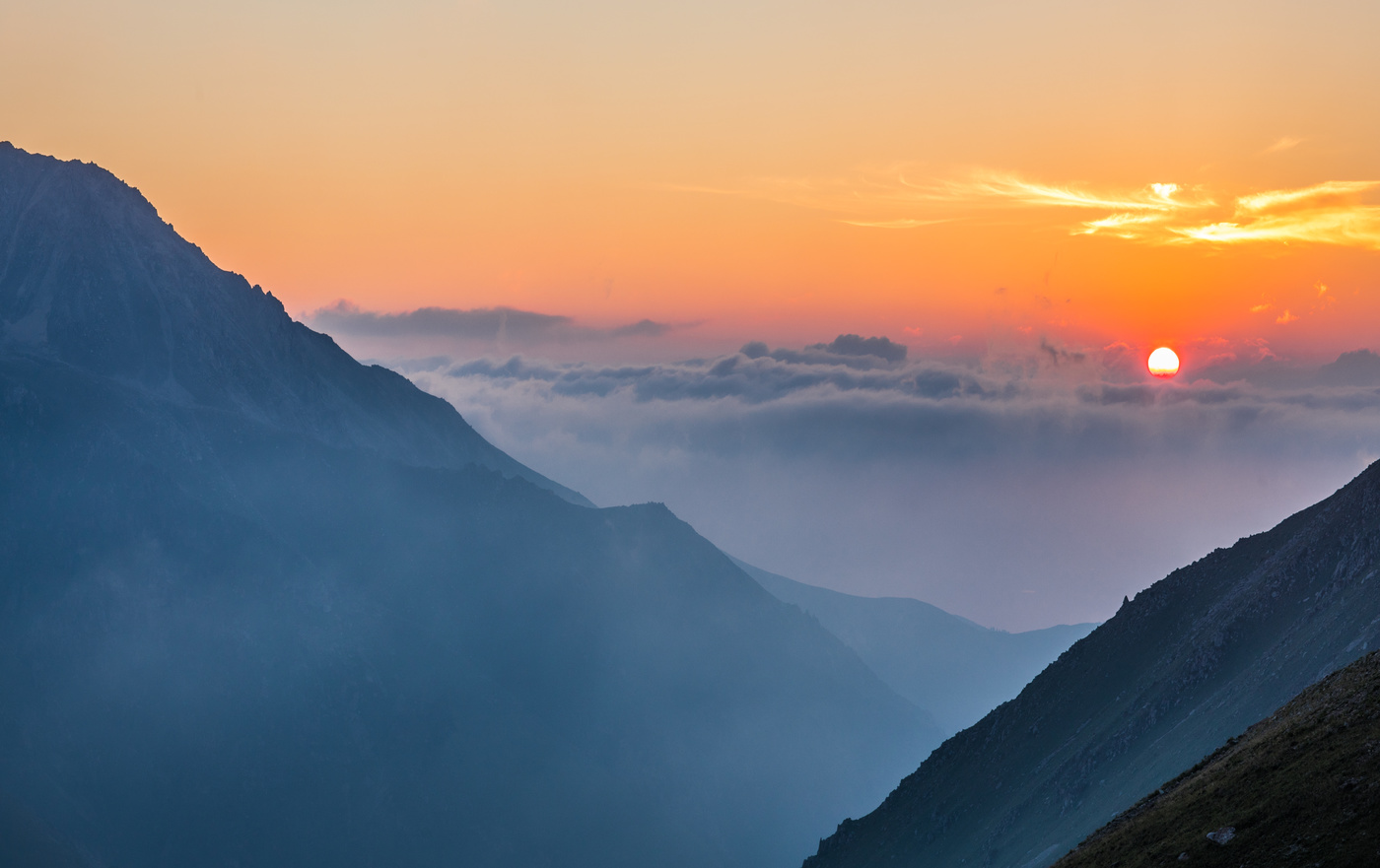 Magischer Sonnenuntergang