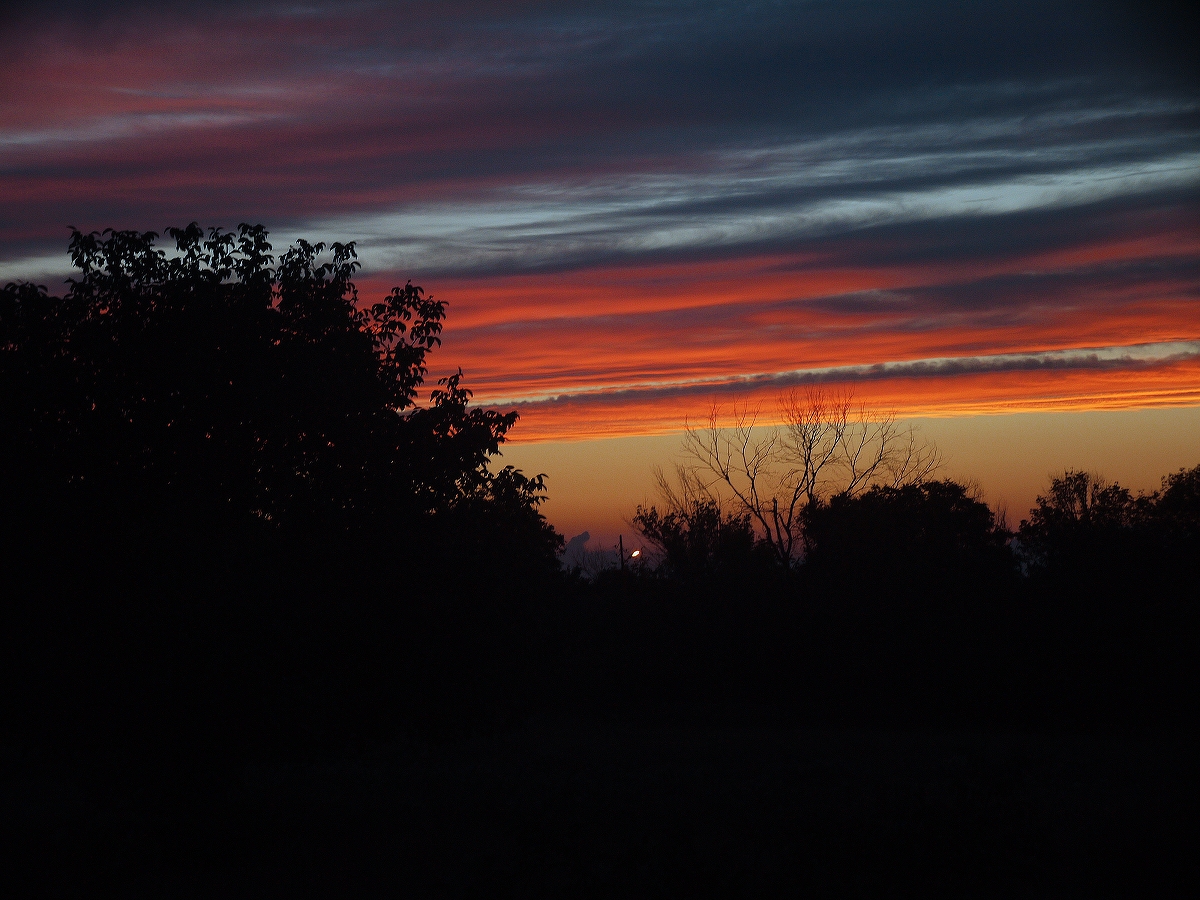 Kalte Sonnenuntergang