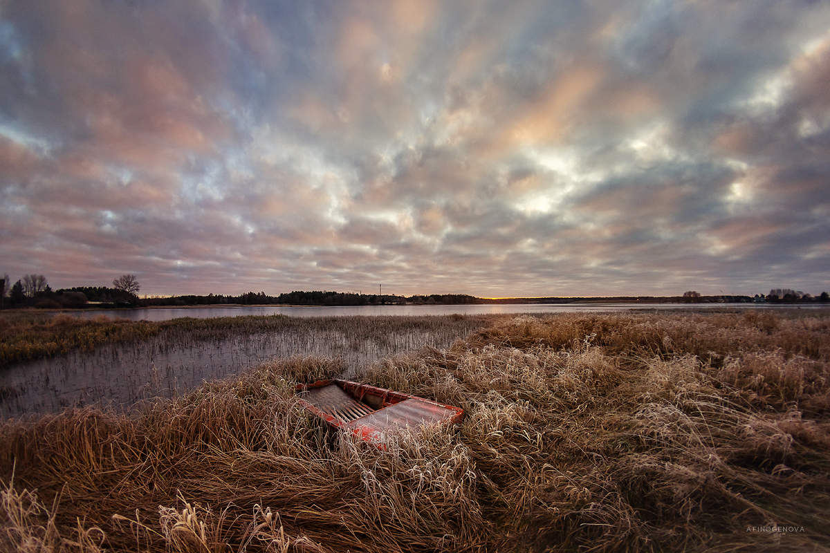 Herbst Morgendämmerung
