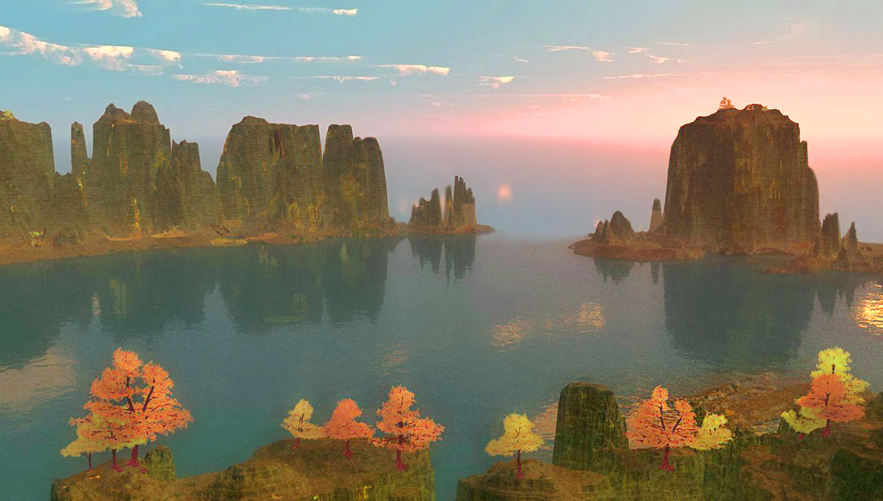 In einer ruhigen Bucht ...