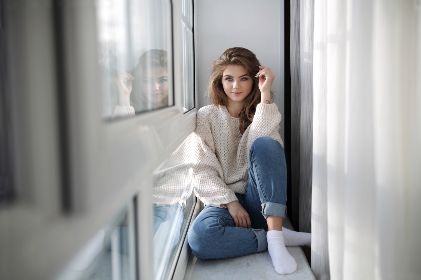 Das Licht in dem Fenster