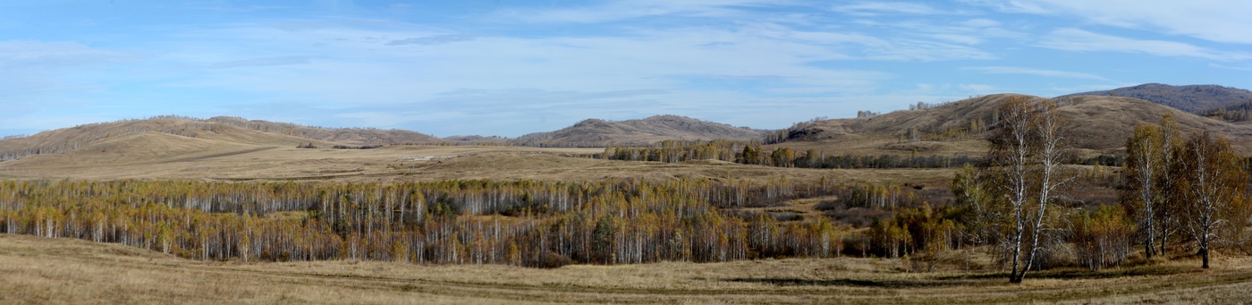 Herbst in den Bergen.